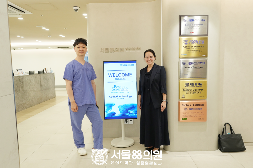 미국 Boston Scientific社 혈관치료부문 총책임자 방문